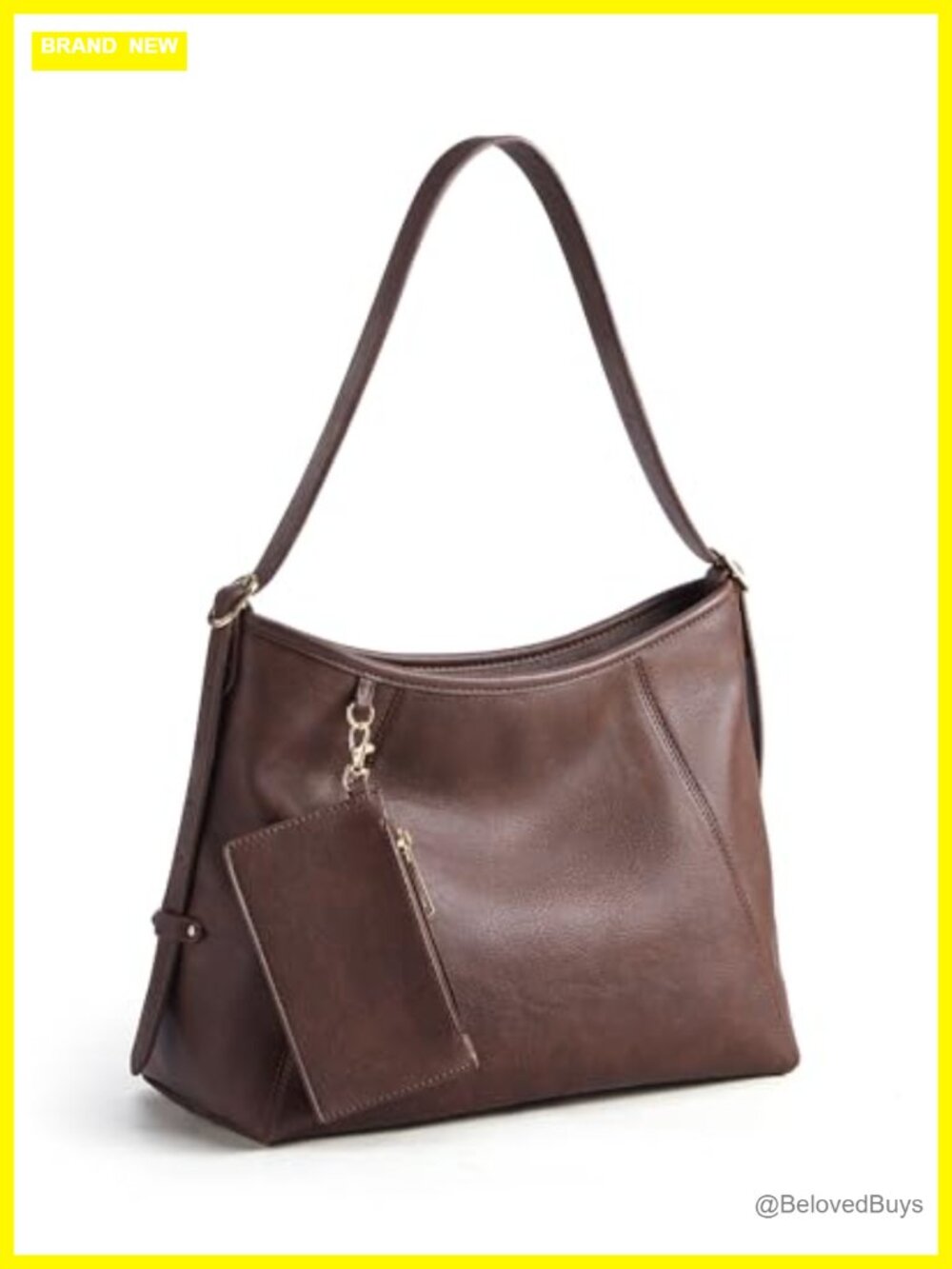 PU Leather Hobo Bag Multi-pocket Crossbody Shoulder
